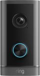Ring - Wired Doorbell Elite (2ndGen), Power over Ethernet, Retinal 4K, Remote Gate Access, 10x Zoom, Low-Light Sight - Deep Silver