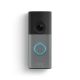 Ring - Wired Dorbel (newest model)-Retinal 2K with wide-angle video, up to 6x Enhanced Zom, and Two-Way Talk - Speckled Grey