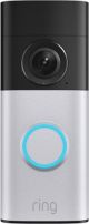 Ring - Wired Doorbell Plus (2nd Gen) - Retinal 2K, Motion Detection, Low-Light Sight - Nickel Silver