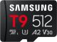 Samsung - microSDXC T9 512GB, Read/Write Speeds Up to 200/130 MB/s (MB-MH512T/WW)