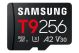 Samsung - microSDXC T9 256GB, Read/Write Speeds Up to 200/130 MB/s (MB-MH256T/WW)