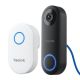 Reolink - D340P Wired PoE Smart Video Doorbell Camera 2K+ 5MP with Chime, Pre-Record, Works with NVRs - Black