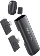 Saramonic - Air-SE 2-Person Ultra-Mini Wireless Mic System w/ USB-C & Lightning Receivers - Black