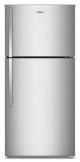 Whirlpool - 19.2 Cu. Ft. Top-Freezer Refrigerator with Total Coverage Cooling - Fingerprint-Resistant Stainless Finish