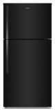 Whirlpool - 19.2 Cu. Ft. Top-Freezer Refrigerator with Total Coverage Cooling - Black