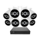 Swann - AdvancedX Series / NVR-8ADVANX / 1TB / 8x NHD-ADVANXB 4K Spotlight Bullet IP Cameras - Black