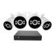 Swann - AdvancedX Series / NVR-8ADVANX / 1TB / 4x NHD-ADVANXB 4K Spotlight Bullet IP Cameras - Black