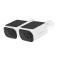 Swann - EVO Solar 2K Wireless Security Camera w 16GB Card - 2 Pack - Black