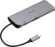 Targus - USB-C Alt. Mode Dual HDMI 4K Mobile Dock with 140W EPR Pass-Thru & SD Reader - Silver