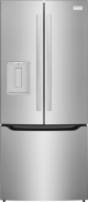 Frigidaire - 20 Cu. Ft. Standard-Depth French Door Refrigerator - Stainless Steel