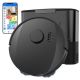 bObswep - UltraVision Pet Combo Auto-Empty Robot Vacum, 25,0Pa Pet Hair Power, Spin Mops, 180-Day, Hi-Res Cam - Gunmetal