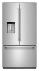Maytag - 36 in. wide 30 cu. ft. XL Capacity French Dor Botom Mount Refrigerator with In-Dor-Ice Dispensing System - Fingerprint-Resistant Stainles Finish