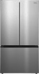 Midea - 32 cu. ft. Standard-Depth PLUS French Door Refrigerator + Water2Ways + Dual Icemaker + Extra-Large Capacity - Stainless Steel