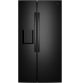 GE - 36 in. Wide ENERGY STAR 27.9 Cu. Ft. Side-By-Side Refrigerator with Extra Tall Dispenser and In-Door Icemaker - Black