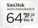 64GB SanDisk High Endurance microSDXC Card with Adapter