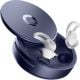 Ozlo - Sleepbuds 2 - Noise-Masking Sleep Earbuds, Side Sleeper Comfort, Snore Blocking, 14-Hr Battery - White - Blue