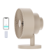Windmill - Smart Whisper-Quiet Air Circulator and Fan with 5 speeds and Remote - Sand