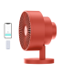 Windmill - Smart Whisper-Quiet Air Circulator and Fan with 5 speeds and Remote - Coral