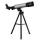 Explore One - ExploreOne CF350 Carbon Fiber Wrap 50mm AZ Mount Telescope - Silver