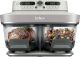 Ninja - CRISPi Pro 6-in-1 DualZone Glass Air Fryer, 8 quart, Dishwasher safe - Bone