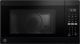 GE - 1.0 Cu. Ft. Countertop Convection Microwave with Sensor Cooking and Air Fry - Black