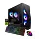 iBUYPOWER - Slate Gaming Desktop PC AMD Ryzen 7 7800X3D 2023 NVIDIA GeForce RTX 5060Ti 8GB 16GB DDR5 1TB NVMe SSD Storage - Black