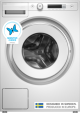 Asko - 2. Cu.Ft. High-Efficiency Front Load Washer, Steel Seal, 19.8 lb capacity, 1400 RPM max spin, Stackable - White