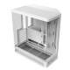 NZXT - H6 - ATX Dual-Chamber PC Case with Seamless Curved Tempered Glass - White