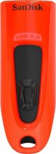 SANDISK - Ultra 64GB USB 3.0 Flash Drive - Red