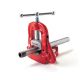 RIDGID 1/8 in. to 4 in. Pipe Capacity, Bench Yoke Vise with Hardened Alloy Steel Jaws Model 25 (Includes Pipe Rest & Bender)
