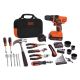 BLACK+DECKER 20V MAX Lithium-Ion Cordless Drill and Project Kit with (1) 1. 5Ah Battery, Charger, and Kit Bag