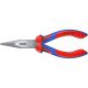 KNIPEX 6 in. Long Nose Pliers with Cutter and Comfort Grip Handles