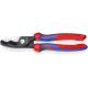KNIPEX 8 in. Cable Shears with Comfort Grip Handles