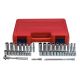K Tool International Socket Set 1/4 Drive (44-Piece)