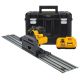DEWALT FLEXVOLT 60V MAX Cordless Brushless 6-1/2 in. Track Saw Kit, (1) FLEXVOLT 6.0Ah Battery, and 59 in. Track