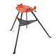 RIDGID 1/8 in. to 6 in. Pipe Capacity, Portable TriStand Chain Vise with Integral Folding Legs, & Tool Tray Model 460-A