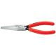 KNIPEX 6-1/4 in. Long Nose Pliers-Flat Tips
