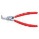 KNIPEX 8 in. Circlip Snap-Ring Pliers External 90-Degree Angled Chrome Forged Tip Size 3