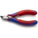 KNIPEX 4-3/4 in. Electronics Oblique Cutters with Comfort Grip Handles