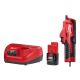 Milwaukee M12 Trap Snake 12V Lithium-Ion Cordless Toilet and Urinal Auger Power Driver w/ 1.5AH Battery and Charger
