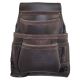 Graintex 10-Pocket Oil Tanned Leather Nail and Tool Pouch