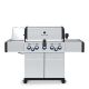 HDX Regal S590 PRO IR 5-Burner Natural Gas Grill in Stainless Steel with Infrared Side Burner and Rear Rotisserie Burner