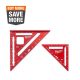Milwaukee 7 in. Rafter Square and 4-1/2 in. Aluminum Trim Square Set