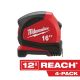 Milwaukee 16 ft. Compact Tape Measure (4-Pack)