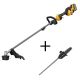 DEWALT 60V MAX Brushless Cordless Battery Powered Attachment Capable String Trimmer Kit & Pole Saw Attachment