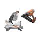 RIDGID 15 Amp Corded 12 in. Dual Bevel Miter Saw with LED and Pneumatic 15-Gauge 2-1/2 in. Angled Finish Nailer