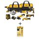DEWALT 20V MAX Cordless 9 Tool Combo Kit Reciprocating Saw Blade Set(16 Piece), (2) 2.0Ah Batteries, and Charger