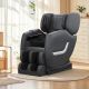 REAL RELAX Favor-SS01 Black Recliner w/ Zero Gravity, Full Body Air Pressure, Bluetooth, Heat, Foot Roller Massage Chair