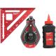 Milwaukee 100 ft. Bold Line Chalk Reel Kit with Red Chalk and 7 in. Rafter Square