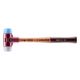 Halder Simplex 30 12 oz. Mallet with Soft Blue Rubber, Grey Rubber Inserts, Non-Marring